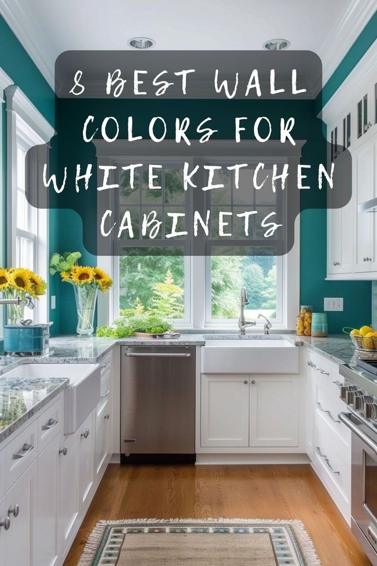 Top Wall Colors That Complement White Kitchen Cabinets in 2024 ...