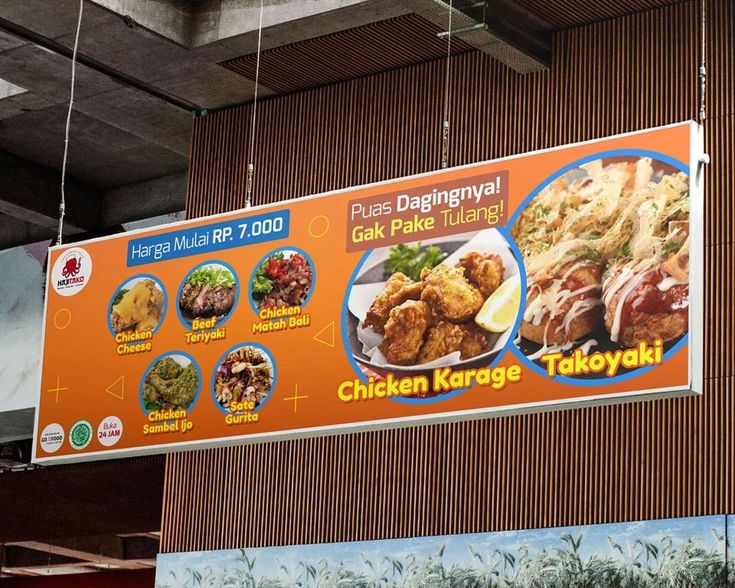 Contoh Banner Menu Makanan Food Banner Food Poster Design Food Design