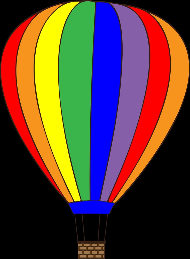 a colorful hot air balloon flying in the sky