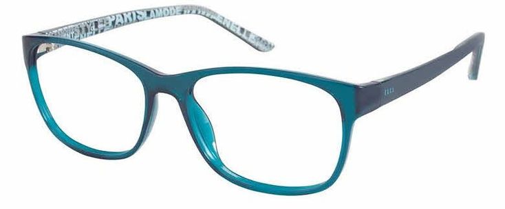 Elle - EL13398 (Turquoise) Elle Model, Red And Turquoise, Ray Ban Women, Top Sunglasses, Eyeglass Lenses, Sports Eyewear, A Rectangle, Prescription Eyeglasses, Prescription Sunglasses