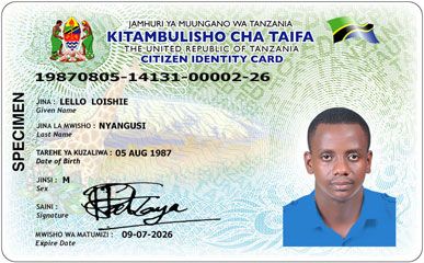 Simple steps to Get Tanzania National Identity Card | Identity ...