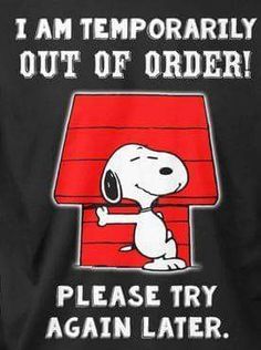 a black shirt that says i am temporary out of order, please try again at the door