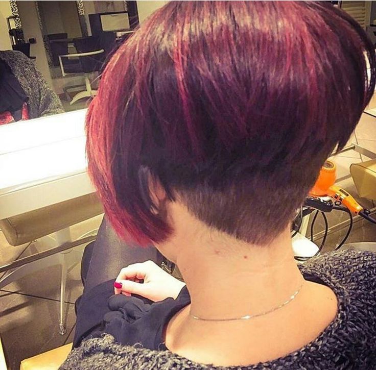 Stacked Pixie, Short Stacked Bob Hairstyles, Inverted Bob Short, Shaved Bob, Inverted Bob Haircuts, Short Hair Highlights, Half Shaved Hair, Crop Haircut, Stacked Bob Hairstyles