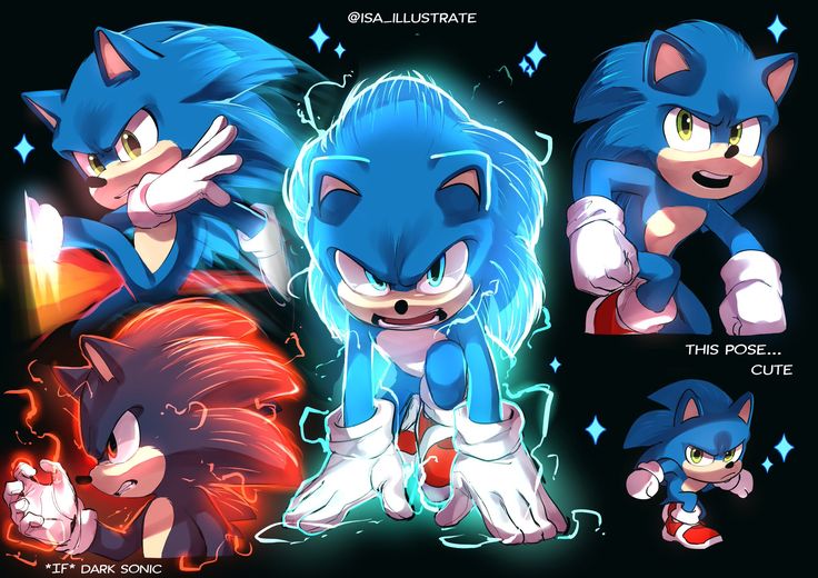 sonic the hedgehog and his friends are doing different things