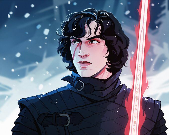 Kylo Ren Art, Avengers Drawings, Fantasy Au, Star Wars Sequel Trilogy, Kylo Ren And Rey, Knights Of Ren, Disney Animated Movies, Star Wars 2, May The 4th Be With You