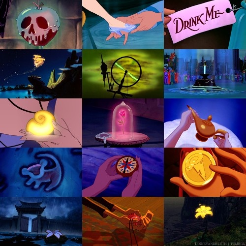 many different animated characters are depicted in this collage, including one holding a clock and the other pointing at something