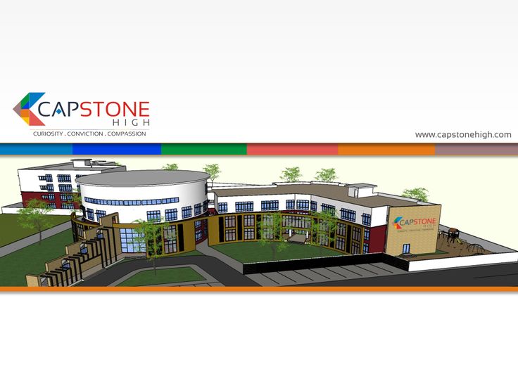 an architectural rendering of the new capstone high school