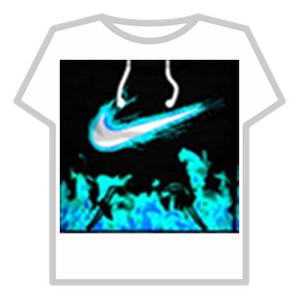 a t - shirt with the nike logo on it