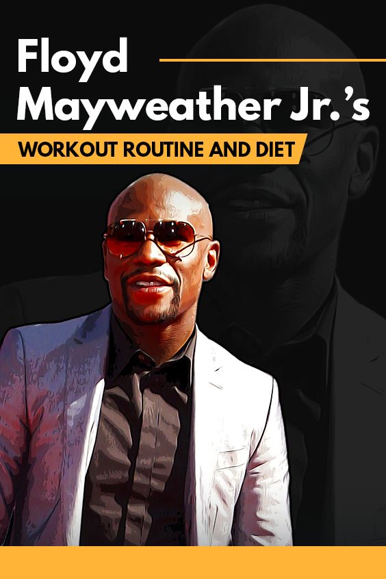 Floyd Mayweather Jr's Workout Routine and Diet Boxers Diet, Floyd Mayweather Training, Full Workout Routine, Men Skin Care Routine, Celebrity Diets, Professional Boxer, Full Workout, Hand Weights, Ankle Weights