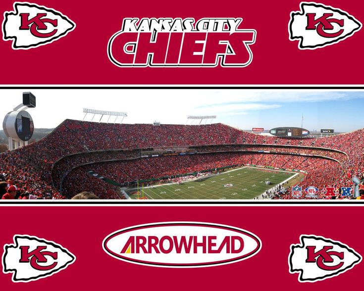 the kansas chiefs stadium and arrowhead logos