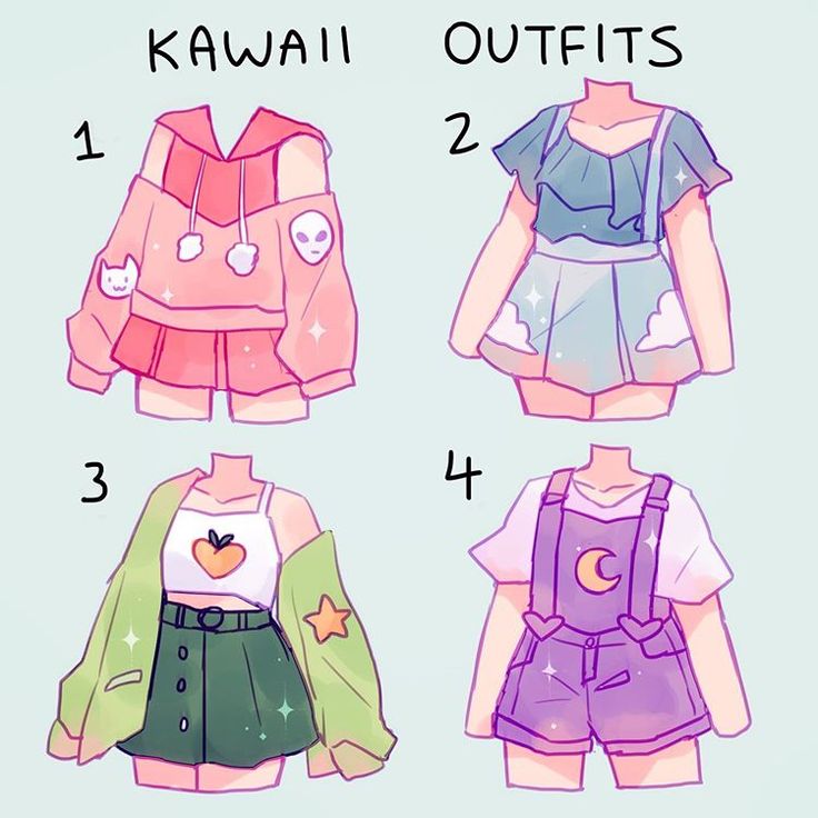 Total 88+ imagen kawaii outfit drawing