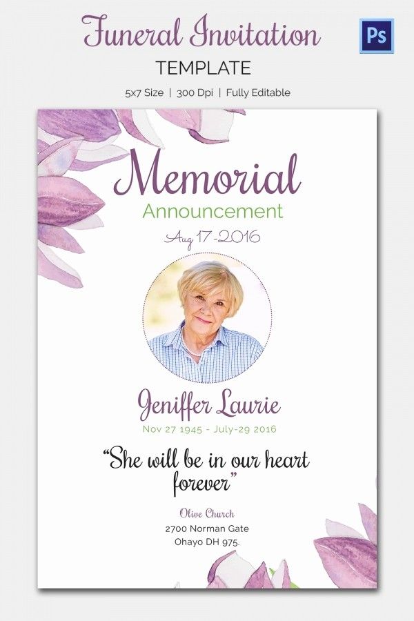 memorial service funeral program sample 20+ funeral program templates ...