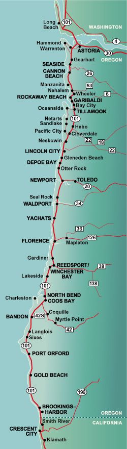 a map showing the route from san francisco to la jolla beach