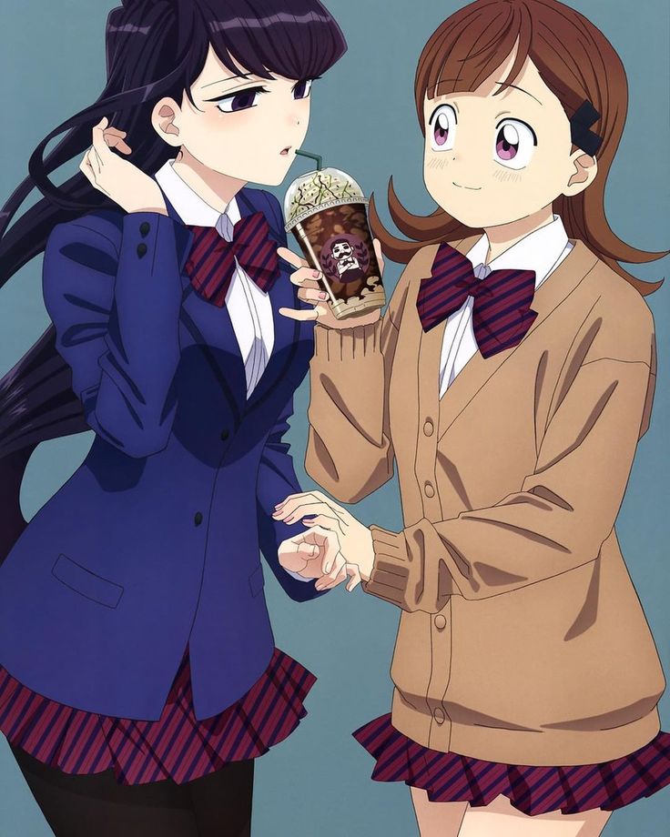 ꧁༒𝘒𝘰𝘮𝘪 𝘗𝘰𝘴𝘵𝘪𝘯𝘨༒꧂ on Instagram: “Art by: ogawa akane Hi, wanna be Komi's friend?👉👈 ¤ ╳ Komi is too shy to ask if you could follow @daily_komi.san ¤ ╳ Help the fandom by…” Komi-san Wa Komyushou Desu, Komi Cant Communicate, Komi San, Comic Manga, Puella Magi Madoka Magica, Anime Screenshots, 90s Anime, Popular Anime, One Shot