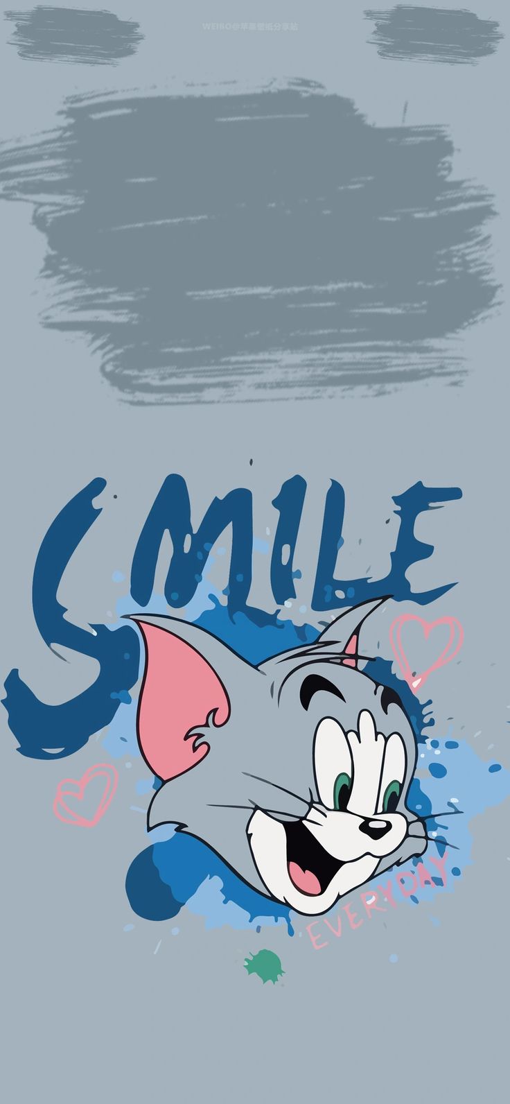 an image of a cartoon character with the word smile on it's chest and mouth