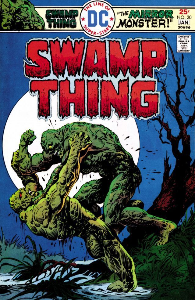 the swamp thing comic book cover