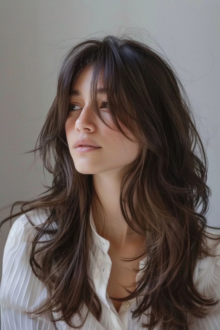 40+ Gorgeous Long Layered Haircuts You Have To See ASAP - Flo's Blog Haircut Names, Hairstyles Brunette, Tattoo Beautiful, Haircuts For Long Hair With Layers, Hair Inspiration Long, Hairstyles For Layered Hair, Long Layered Haircuts, Square Face, Men's Haircut