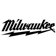 the word milwaukee is shown in black and white