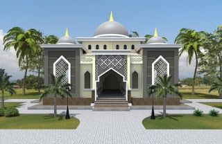 53 Model Desain Masjid Minimalis Modern Unik Terbaru 2018 - Model Desain Rumah