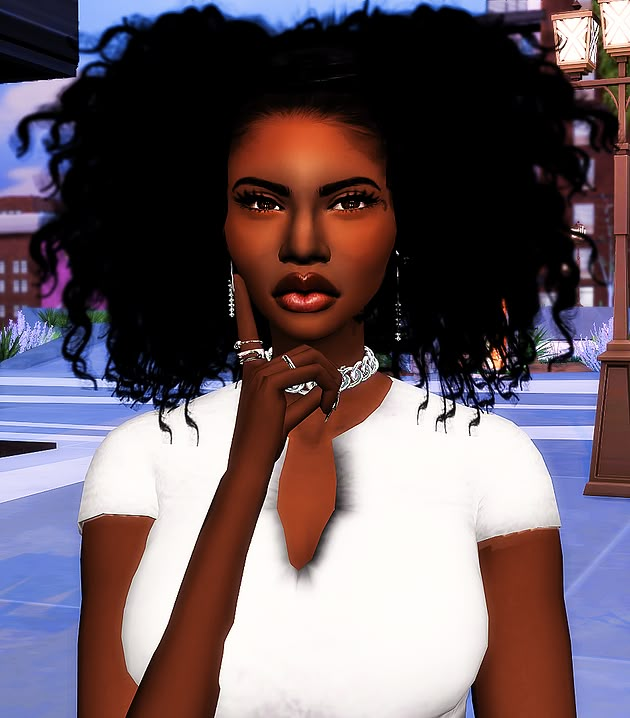 Ebonix | Supremesims Remi | Afro hair sims 4 cc, Sims 4 black hair ...