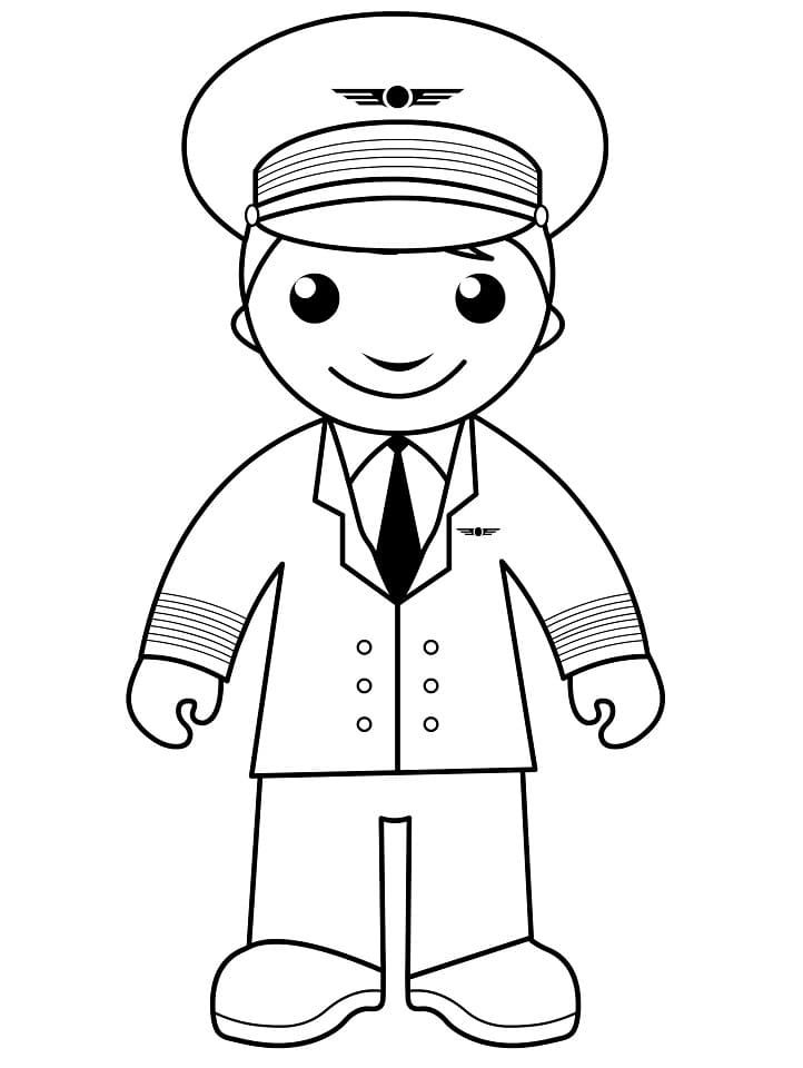 a black and white drawing of a sailor