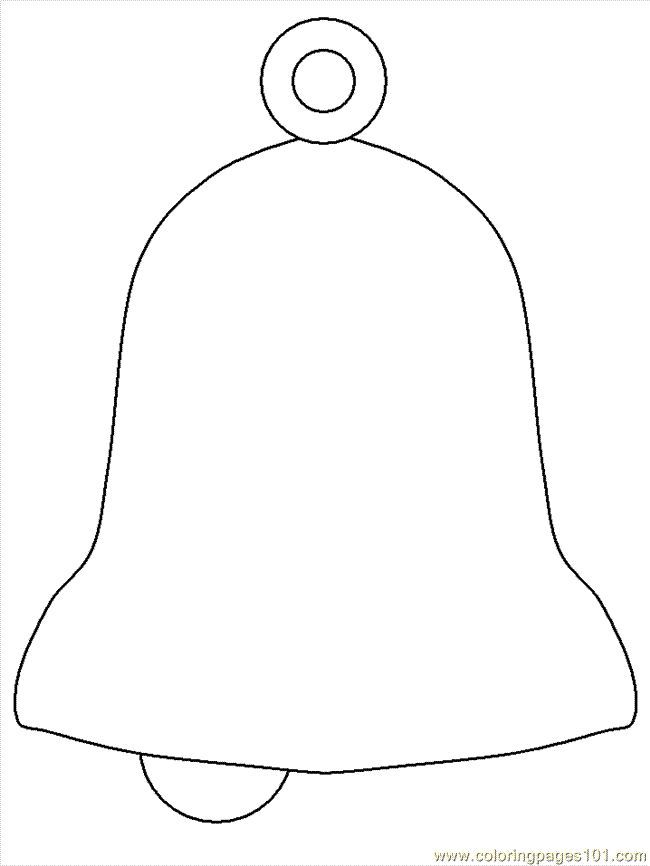 Christmas Bell Printable Template