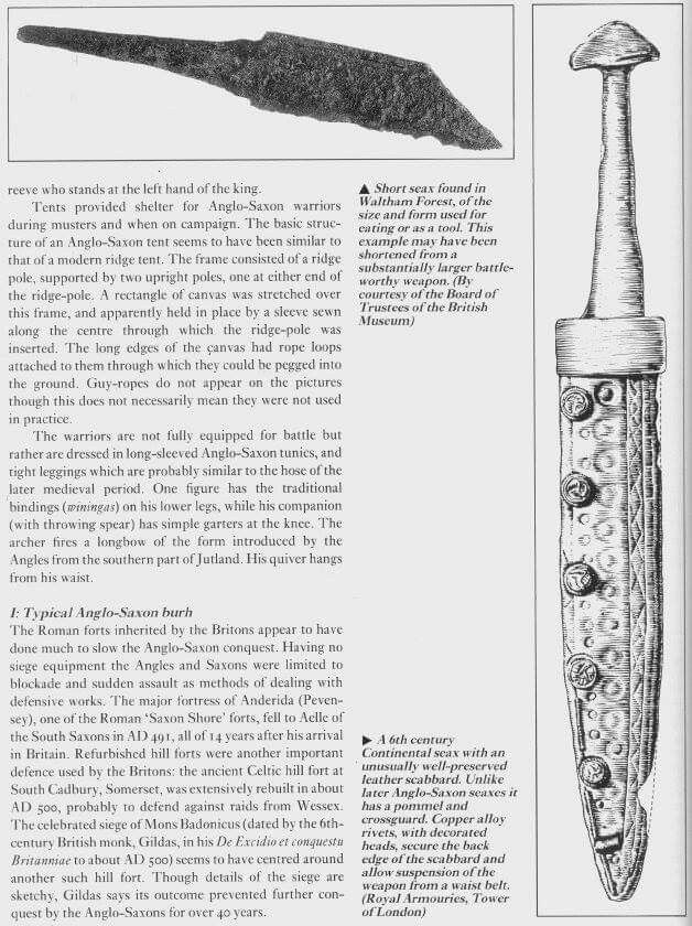 Seaxes from the UK