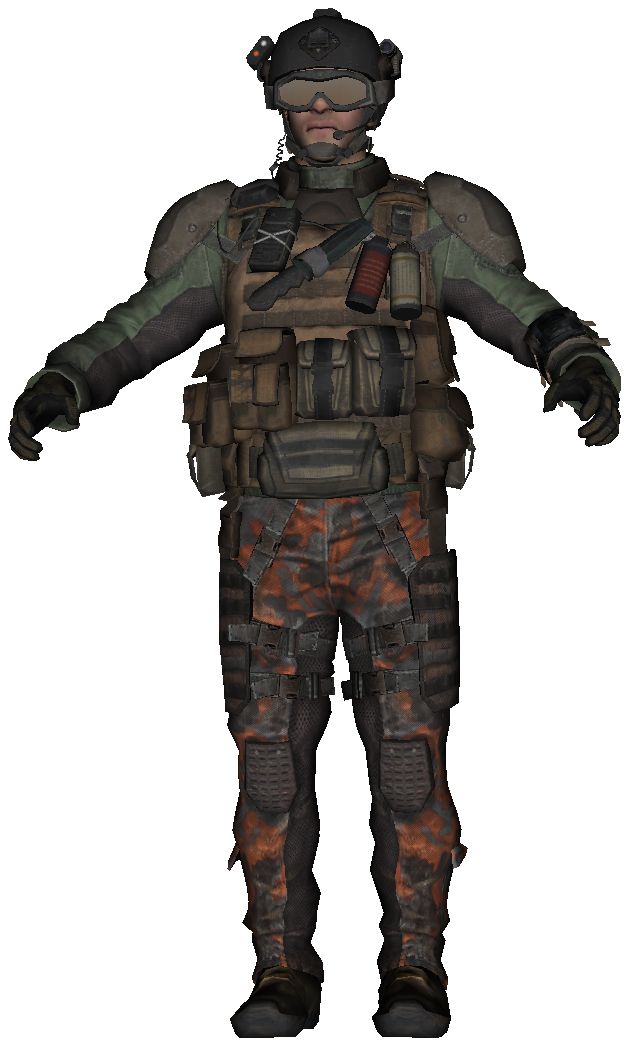 an image of a man in camouflage gear