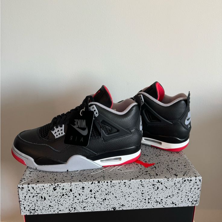 Style: Fv5029-006 Color: Black/Cement Grey/Varsity Red/Summit White Size: Us-8.5 Men Modern Low-top Air Jordan 4 Sneakers, Modern Low-top Air Jordan 4 With Boost Midsole, Air Jordan 4 Low-top With Abzorb Midsole, Modern Air Jordan 4 For Streetwear, Modern Leather Air Jordan 4 For Sports, Modern Air Jordan 4 With Boost Midsole, Black Air Jordan 4 With Red Sole, Air Jordan 4 Black With Red Sole For Sports, Black Air Jordan 4 With Red Sole And Leather