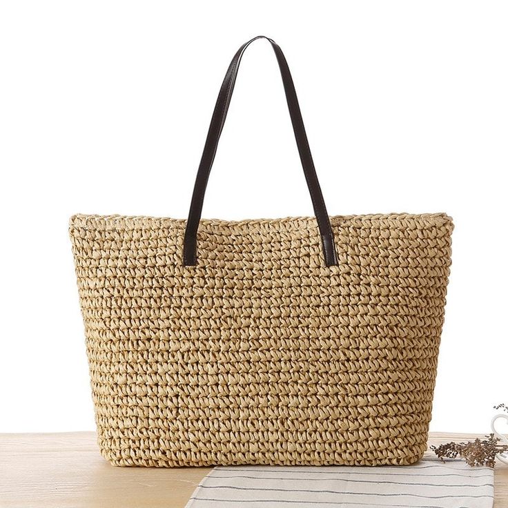 Free U.S. shipping. Style:  , color:Brown, suite for season：Summer ，Beach, Date, Going out, Hanging out, Honeymoon, Material Paper rope, Brown Paper Straw Tote Summer Shoulder Beach Bags for Travelling Casual Brown Straw Bag For The Beach, Casual Brown Straw Bag For Beach, Casual Brown Straw Beach Bag, Casual Brown Straw Bag For Vacation, Spring Beach Bag In Sand Color, Sand-colored Straw Bag For Beach Vacation, Brown Large Capacity Straw Bag For Beach Season, Sand-colored Straw Bag For Beach Season Vacation, Sand-colored Beach Bag For Vacation Season