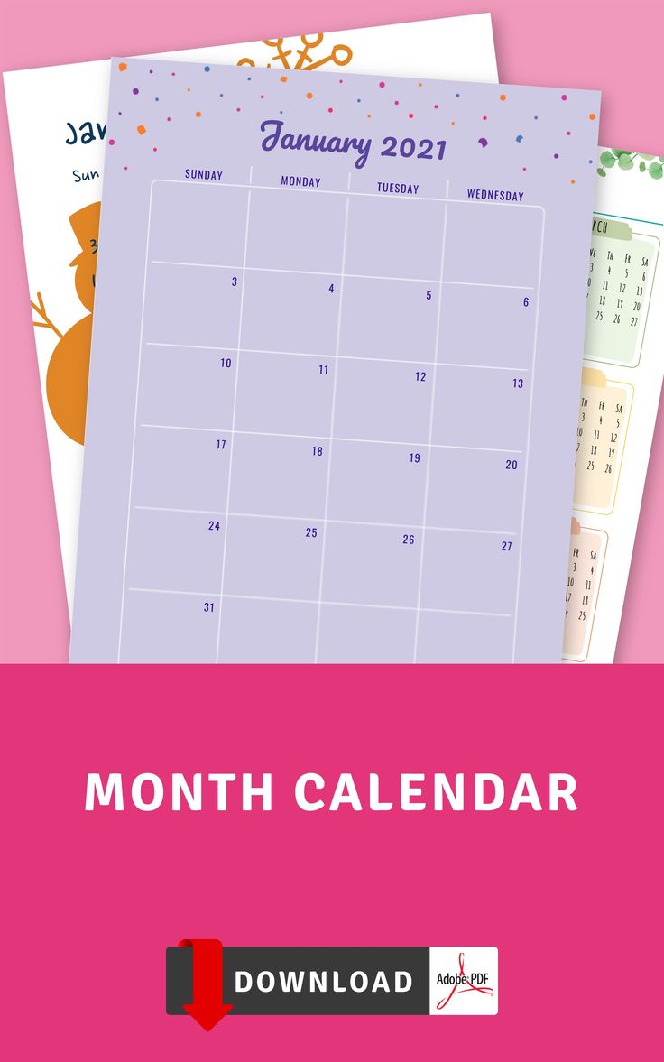 2024-2024 Monthly Calendar Printable Template, Download Calendar ...