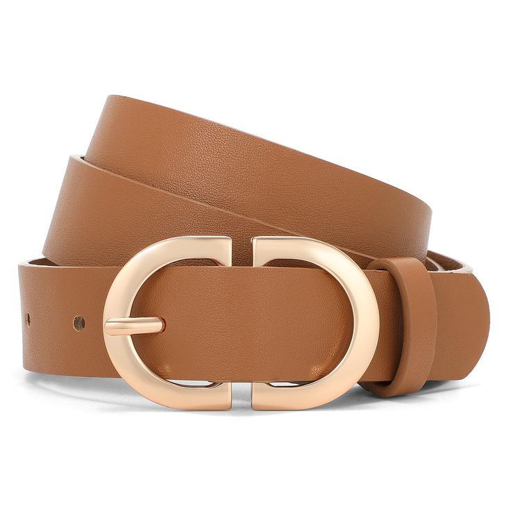 PRICES MAY VARY. Comfortable Material - Made from soft and smooth PU leather, XZQTIVE belt for women offers a cozy fit. Stylish Buckle Design - Our women's belt features a trendy metal gold buckle. The buckle is made of alloy material, resistant to rust and scratches. Simple yet elegant, this ladies waist belt adds a subtle touch of fashion to your outfits without being too flashy or boring. Small to Plus Size Belt - Our women belts for jeans pants dress offers a wide range of sizes to choose fr Ladies Belts, Belt For Jeans, Casual Leather Belt, Belt With Gold Buckle, Plus Size Belts, Branded Belts, Pants Dress, Fashion Belts, Black Leather Belt