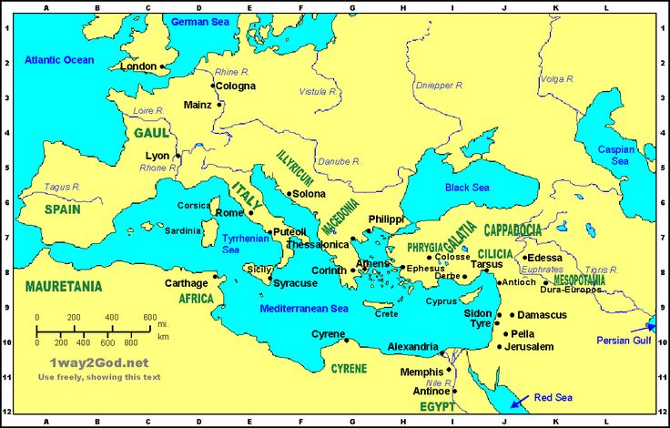 a map of the roman empire