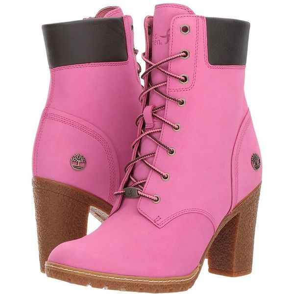 Timberland 6 Glancy Boot - Susan G. Komen (Susan G. Komen Ibis Rose... ($130) ❤ liked on Polyvore featuring shoes, boots, front lace up boots, high heel shoes, high heeled footwear, lug sole high heel boots and timberland boots Timberland High Heels, Platform Shoes Outfit, Timberland Heel Boots, Timberland Heels, Susan G Komen, Timberland Boots Women, Timberland 6, Shoes Outfit Fashion, Lug Sole Boots