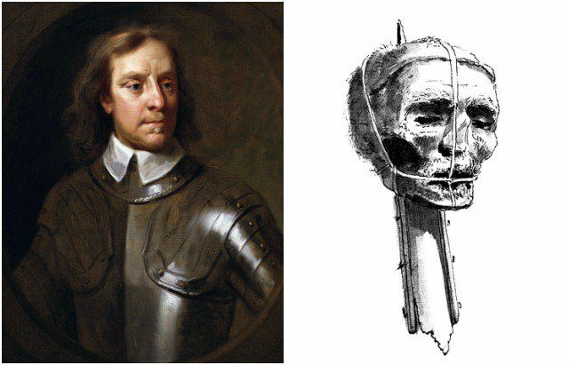 Oliver Cromwell's body was removed from Westminster Abbey ...