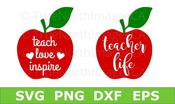 Free Free 189 Teach Love Inspire Apple Svg Free SVG PNG EPS DXF File