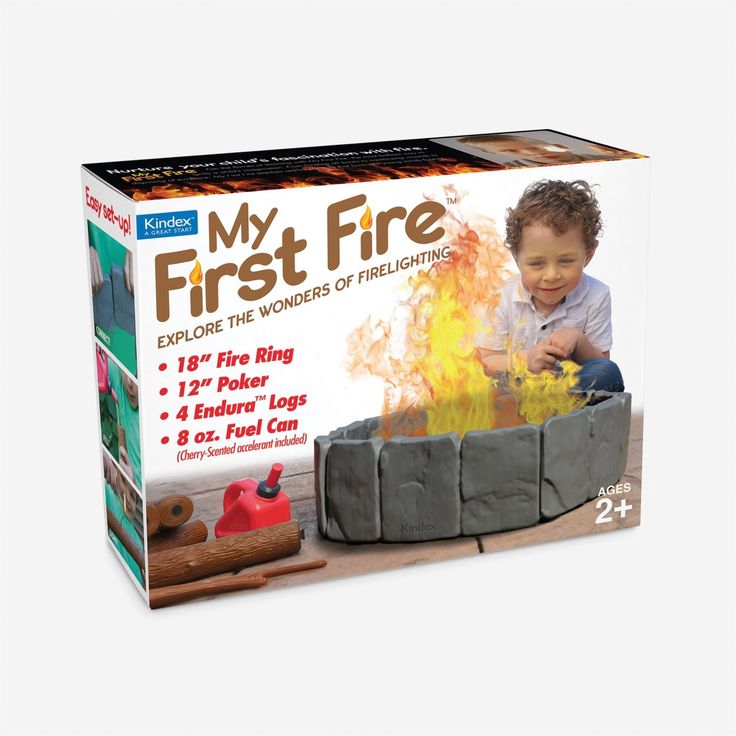 the box for my first fire is shown