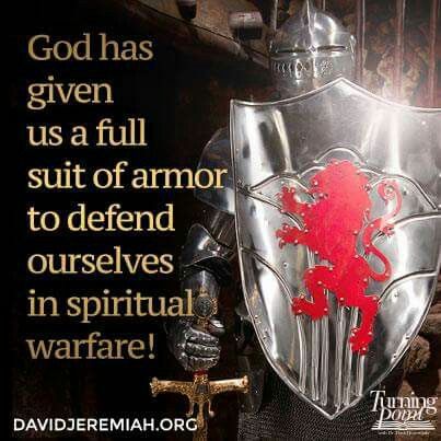 God has given us a full suit of armor | Spiritual warfare, Armor of god ...