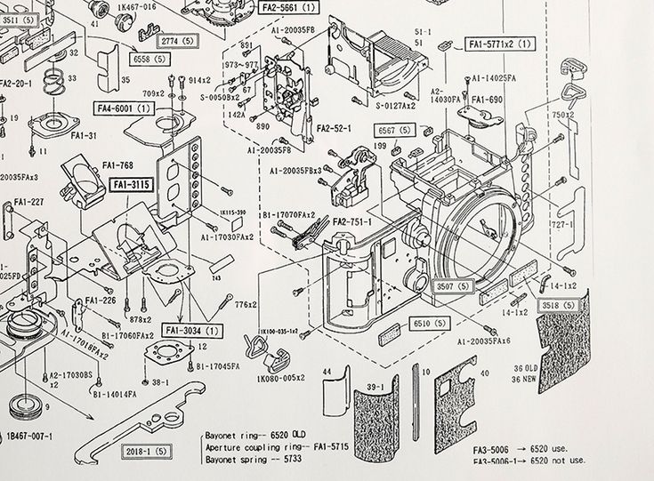 diagram of parts for a washing machine