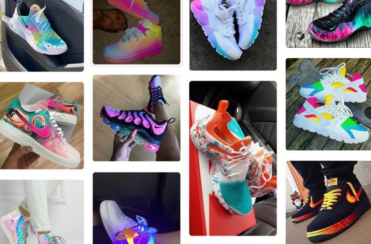 Colorful shoes. Multicolor Synthetic Custom Sneakers, Vibrant Multicolor Sneakers, Cheap Multicolor Non-slip Sneakers, Fun Multicolor Non-slip Sneakers, Multicolor Slip-on Running Shoes With Rubber Sole, Shoe Nails, Colorful Shoes, Converse High Top Sneaker, Converse Chuck Taylor High Top Sneaker