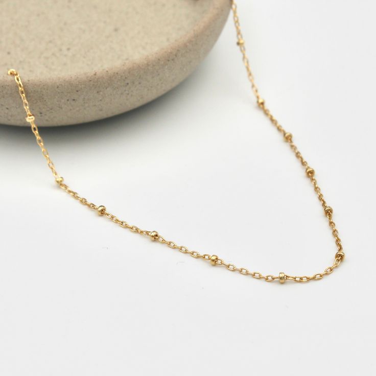 Details: ・14k gold-filled chain + components ・available in 16", 18" and 20" chain lengths Need additional length options? Add-on an extender chain HERE. 14k Rose Gold Filled Necklaces With Cable Chain, 14k Rose Gold Filled Necklace With Cable Chain, Rose Gold Cable Chain Necklace In 14k Gold Filled, Everyday Hypoallergenic 14k Gold-filled Charm Necklaces, Everyday Yellow Gold Necklaces With Beaded Chain, Yellow Gold Necklace With Beaded Chain, Minimalist 14k Gold-filled Charm Necklace With Delicate Chain, Everyday Yellow Gold Necklace With Beaded Chain, Dainty 14k Gold Filled Chain Necklace For Everyday