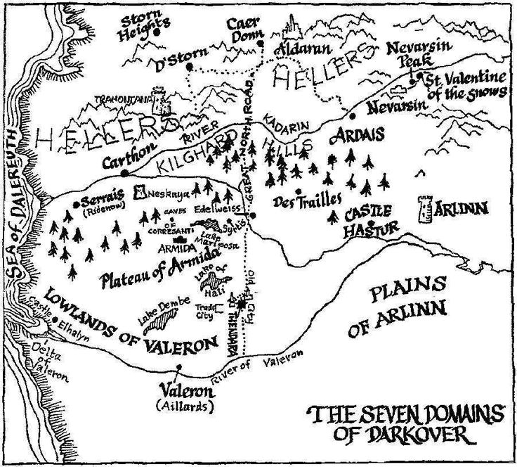 the seven towns of darkwood map