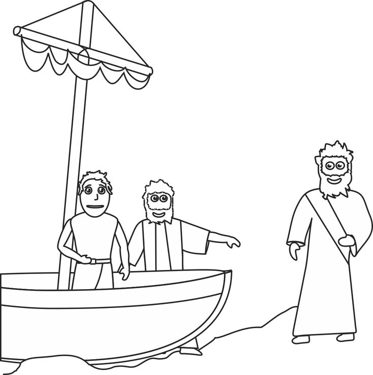 three people in a boat with an umbrella on the beach coloring pages for kids and adults