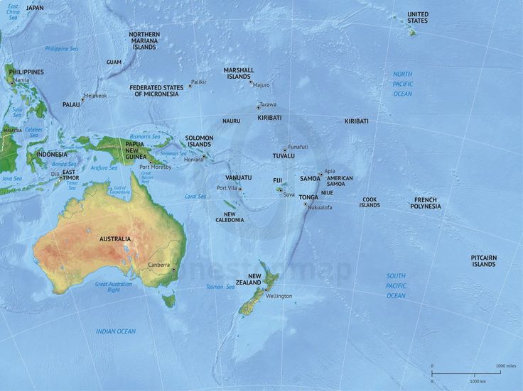 a map of the world showing australia and other countries