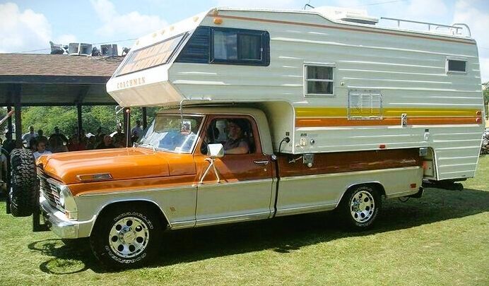 Chevrolet Amazing Spaces | Slide in camper, Classic campers, Truck ...