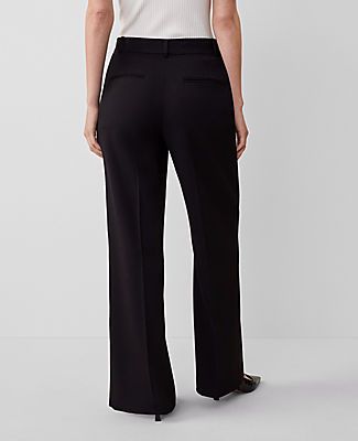 A modern must-have with a statement leg and flattering high waist. Front zip with button closure. Belt loops. Front off-seam pockets. Back besom pockets.,Leg Shape:Wide Leg – a modern must-have with a statement leg and flattering high waist,Rise:High rise: sits 1/2" to 1" below natural waist,Imported:Imported,Fit:Relaxed & easy,Length:Full length: 31" inseam with 24 1/2" leg opening,Fabrication:62% Polyester, 34% Viscose, 4% Spandex,Garment Care:Machine Washable The Perfect Wide Leg Pant - Curvy Wide Leg Pant, Leg Pants, Ann Taylor, Wide Leg Pants, Full Length, High Waist, Wide Leg, High Rise, Size 12