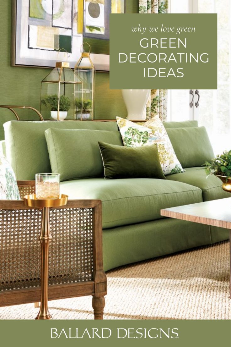 Green Decorating Ideas – Why We Love Green - How to Decorate | Couleur