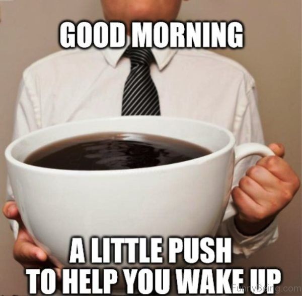 a man holding a cup of coffee with the caption monday after daylight saving time sized