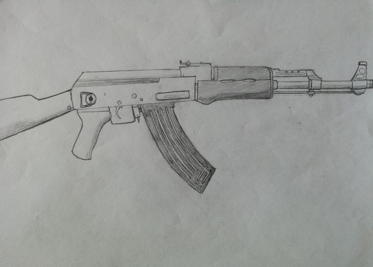 Ak47  💥  when I was young, I had affinities with firearms, it fascinated me a lot, today it remained to me :)  #art #myart #draw #firearms #ak47 #sketch #olddrawings Ak47 Drawing, Drawing Template, Drawing Templates, Drawing Reference, Manga Art, Sketch, Photo And Video, Instagram Photos, Instagram Photo