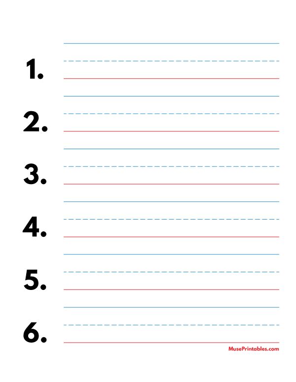 lined paper with numbers and lines on the bottom, one line is numbered in black